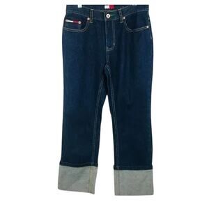 Tommy Girl Hilfiger Y2k Vintage Cuffed Jeans - Size 9 (Juniors)